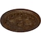 Ekena Millwork Swindon Ceiling Medallion (Fits Canopies up to 2 7/8"), 16 7/8"OD x 1 1/2"P, Root Beer Crackle CM16SWRBC - alternate 2